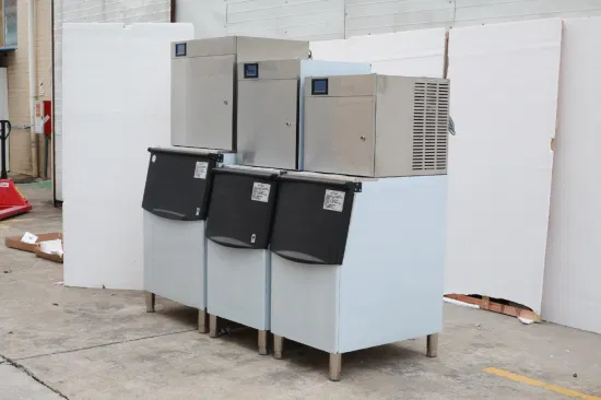 Машина для изготовления кубиков льда большой емкости 150 кг, 200 кг, 300 кг, машина для гранулированного льда для коммерческого использования с сертификацией CE